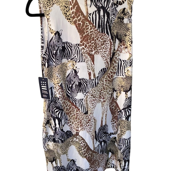 Chic Sleeveless Animal Print Mini Dress‎ - Picture 4 of 6